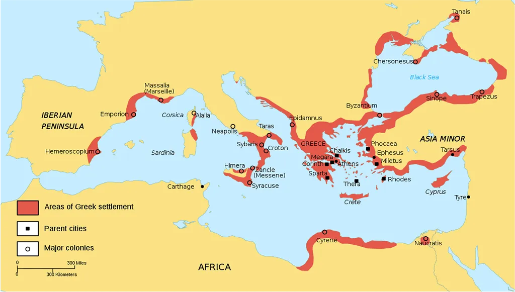 From Trading Post to Emporion in the Mare Nostrum - Greek colonies and emporia
